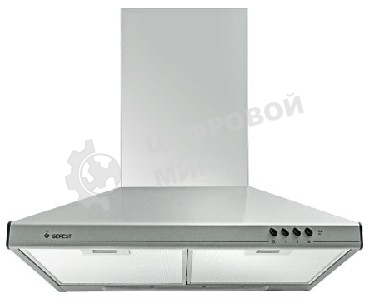 Вытяжка каминная Gefest ВО 10 К44 серебристый, 60 см, 300 куб. м/ч, 75 дБ
