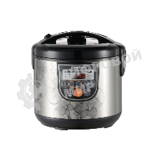 Мультиварка Centek CT-1498 (черный, сталь) 700Вт, 5.0л, 10 программ + 28 программ Мультишеф