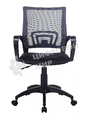 Кресло Бюрократ CH-695NLT темно-серый/черный, сетка/ткань, 120 кг, механизм качания