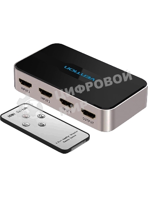 Переключатель (switch) 3x1 Vention HDMI v1.4 Переключатель (switch) 3x1 Vention HDMI v1.4