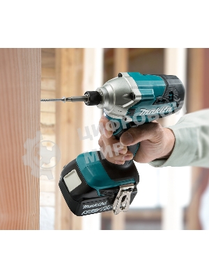 Дрель-шуруповерт Makita DTD156Z, 18 В, 0 Ач, 155 Нм, щеточный, ударный