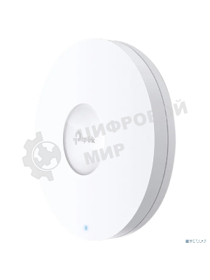 Точка доступа TP-Link 11AX dual-band ceiling access point, up to 1200 Mbit/s at 5 GHz and up to 574 Mbit/s at 2.4 GHz, 1 10/100/1000Mbps LAN port, support PoE 802.3at standard, support BSS coloring, Seamless Roaming, Mesh, Band Steering, Airtime Fairness, MU-MIMO, ma