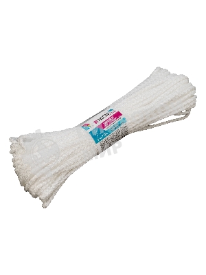 Шнур бельевой HomePalisad полипропиленовый с сердечником, 5 мм L 20 м, белый