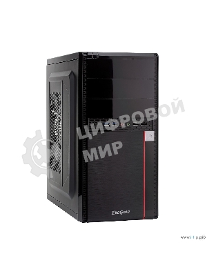 Компьютерный корпус ExeGate EX277437RUS Minitower MA-371X Black 500W, mATX (UN500, 120мм) 2хUSB+2хUSB 3.0, Audio