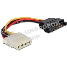 Кабель питания SATA Cablexpert CC-SATA-PS-M, 15 см, sata 15pin/molex 4pin, пакет