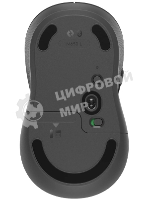 Мышь беспроводная Logitech Signature M650 графитовый, 4000 dpi, радиоканал, Bluetooth, USB, кнопки - 5