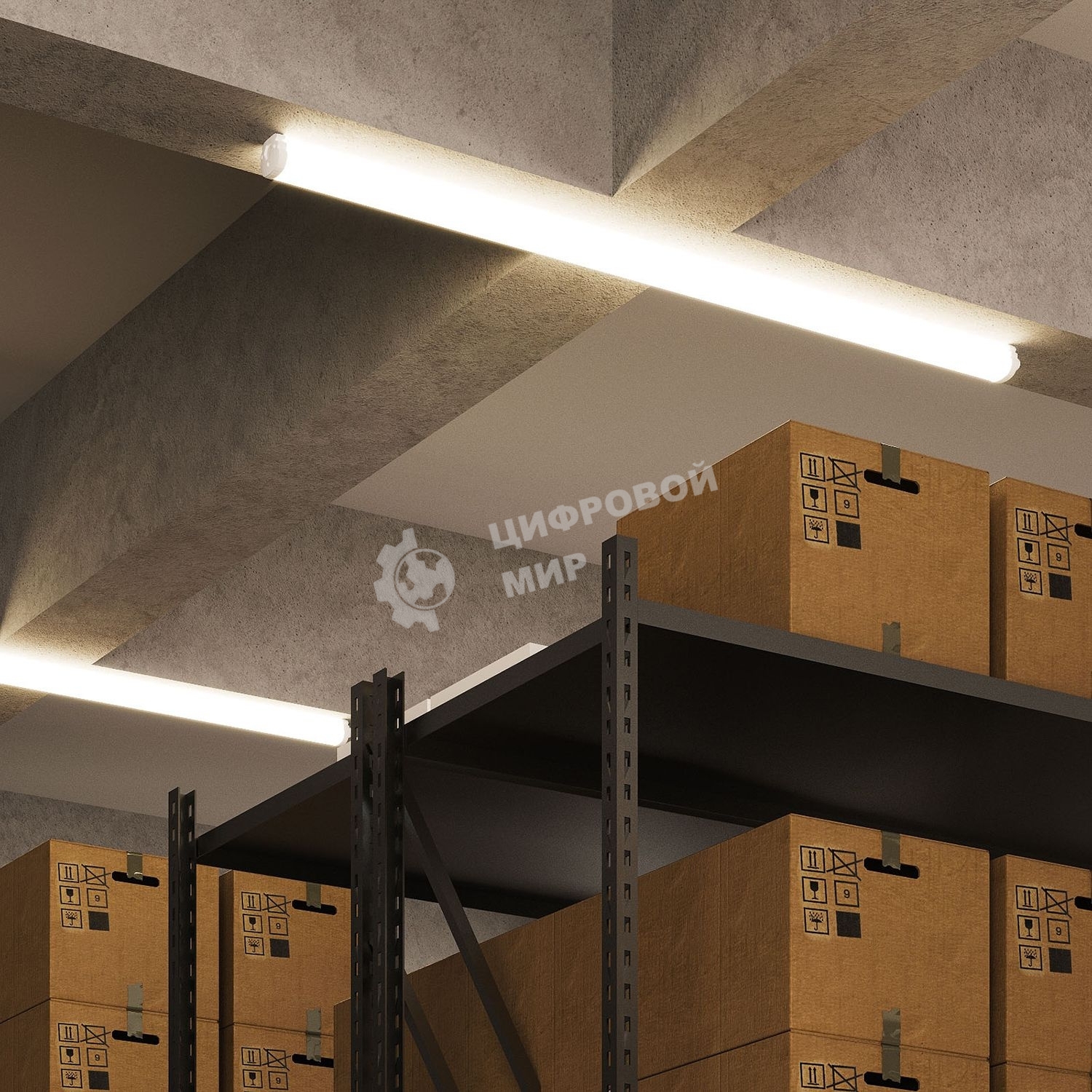 Светильник светодиодный Gauss 45Вт 4000К IP65 линейный матовый 1/30