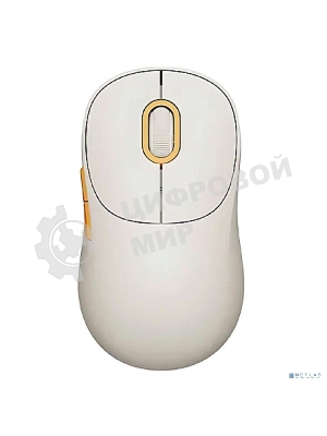 Мышь беспроводная Xiaomi Wireless Mouse 3 белый, 1200 dpi, радиоканал, Bluetooth, USB, кнопки - 5
