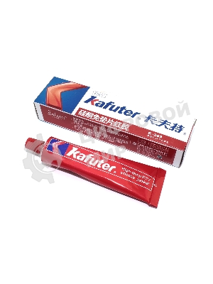 Высокотемпературный силиконовый герметик Kafuter K-383 красный 55 грамм