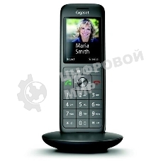 Дополнительная трубка Dect Gigaset CL660HX HSB RUS черный для CL660