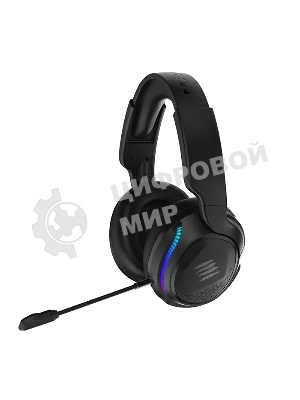 Гарнитура беспроводная игровая Mad Catz P.I.L.O.T. PRO черные (Bluetooth, 2.4 гГц, 3.5 мм jack, RGB подсветка, 50 мм, 930 мА·ч)