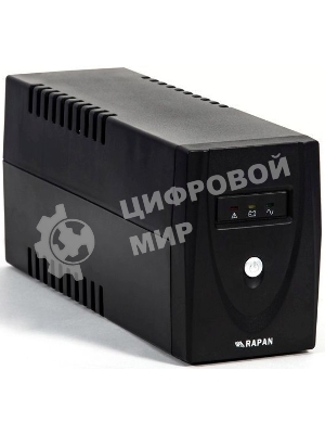 Источник бесперебойного питания RAPAN-UPS 600 220В 600В.А/350Вт меандр с АКБ 7А.ч интерактивный Бастион 739