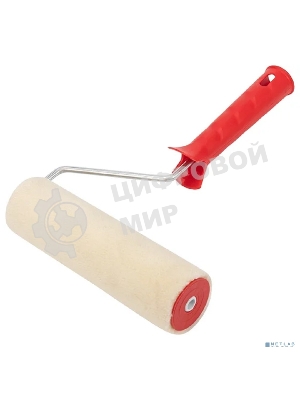 Валик Rexant велюр, ворс 5 мм, ширина ролика 180 мм, Ø 42 мм, бюгель 6 мм