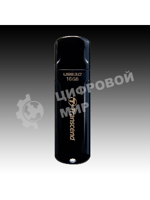 Флешка USB Transcend JetFlash 700 (TS16GJF700), 16Gb, USB 3.0, R/W 70/20, черный