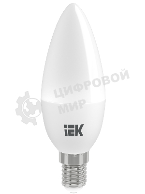 Лампа светодиодная IEK LLE-C35-7-230-40-E14 ECO C35 свеча 7Вт 230В 4000К E14