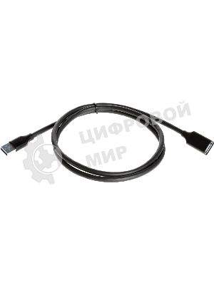 Кабель удлинительный USB3.0 Am-Af 1m Telecom черный (TUS708-1M)