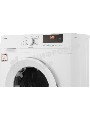 Стиральная машина Weissgauff WM 46106 Steam белый, загрузка фронтальная 6 кг, 1000 об/мин, класс: А+