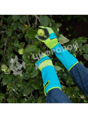 Перчатки садовые Luxe Palisad с удлиненной манжетой, размер 8