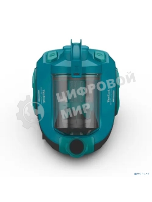 Пылесос Tefal TW2922EA бирюзовый/черный, 750/2100Вт, уборка сухая, пылесборник контейнер 1.5л