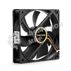 Вентилятор для корпуса ExeGate EX12025B3P черный, 120 мм, 1550 об/мин, 25 дБ, 3 pin