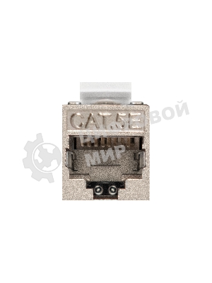 Модуль-вставка Keystone Jack RJ-45 ExeGate KJ-8P8C-SH-C5e-180-TL (Кат.5e, экранированная, 180 градусов, IDC Toolless (без инструмента))