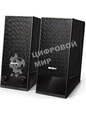 Акустическая система SVEN SPS-604 2.0 черный 4Вт