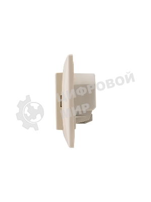 Терморегулятор сенсорный программируемый Rexant RX-421H, бежевый, совместим с Legrand серии Valena