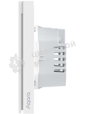 Выключатель умный Aqara Smart wall switch H1 ((with neutral, single rocker) WS-EUK03