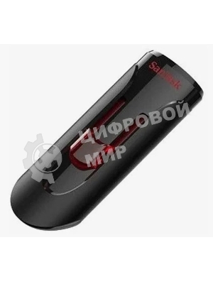 Флешка USB Sandisk CZ600 Cruzer Glide (SDCZ600-032G-G35), 32Gb, USB 3.0, R/W 100/20, черный