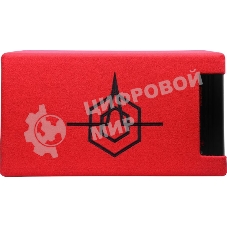 Сабвуфер автомобильный Ural АС-У12А КРАСНЫЙ 300Вт активный (30 см/12