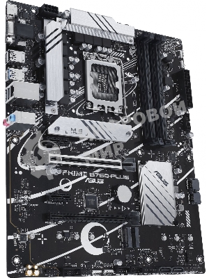 Материнская плата ASUS PRIME B760-PLUS, LGA 1700, Intel B760, 4xDDR5, 4xSATA, 3xM.2, 1xPCIe 4.0 x4, 1xPCIe 5.0 x16, 2xPCIe x1, 1xDP, 1xHDMI, 1xVGA, 2xUSB-A 3.2 Gen 2, 1xUSB-C 3.2 Gen 2x2, 1x 2.5Gb LAN, 3x3.5 мм, 7.1, ATX