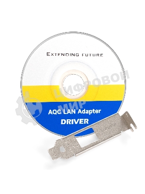 Сетевой адаптер ExeGate EXE-107S (PCI-E x4 v3.0, 1xRJ45, UTP 100Mbps/1000Mbps/2.5Gbps/10Gbps Marvell AQC107S)