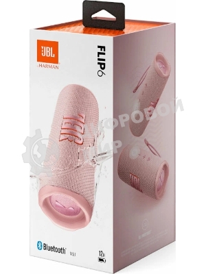 Портативная акустика JBL Flip 6, розовый