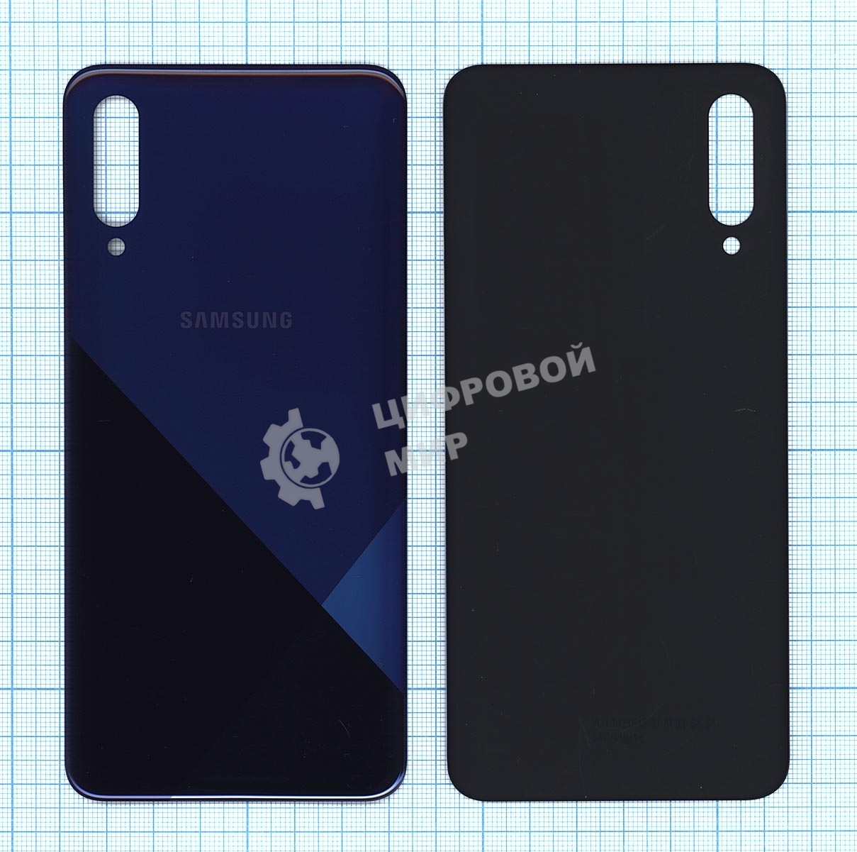 Задняя крышка для Samsung A307F Galaxy A30S (2019) синий
