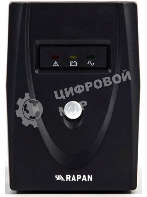 Источник бесперебойного питания RAPAN-UPS 600 220В 600В.А/350Вт меандр с АКБ 7А.ч интерактивный Бастион 739