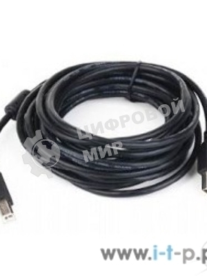 Кабель Gembird USB 2.0 PRO для соед. 3.0м AM/BM позол.конт., фер.кол., пакет