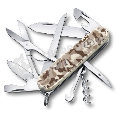 Нож перочинный Victorinox Huntsman (1.3713.941) 91мм 15функций камуфляж пустыни карт.коробка