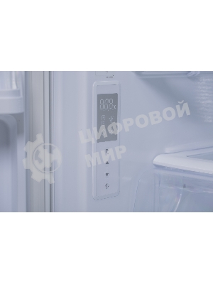 Холодильник Sharp SJ-GX98PRD темно-бордовый стекло трехкамерный Side by Side 394/211л морозилка снизу, No Frost, Side by Side