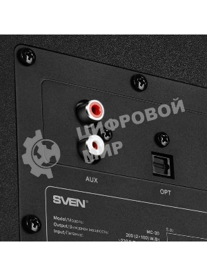Акустическая система SVEN АС MC-30, черный (200 Вт, Bluetooth, пульт, Optical)