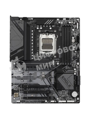 Материнская плата GIGABYTE B650 EAGLE, AM5, AMD B650, 4xDDR5, 4xSATA, 3xM.2, 1xPCI-E 4.0 x16, 1xHDMI, 1xDP, 2xUSB-C 3.2 Gen 1, 2xUSB-A 3.2 Gen 2, 6xUSB-A 2.0, 1x 1Gb LAN, 3x3.5 мм, 7.1, ATX