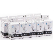 Лампа светодиодная Gauss Elementary 8Вт цок.: E14 шар 220B 4100K св. свеч. бел. нейт. P45 (упак.: 10 шт)