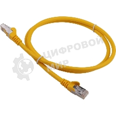 Патч-корд Lanmaster LAN-PC45/S6A-5.0-YL FTP RJ-45 вил.-вилка RJ-45 кат.6A 5м желтый LSZH (уп.:1шт)