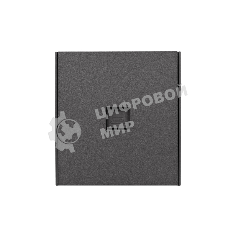 Розетка компьютерная Kranz STRONG компьютерная RJ45 кат6 с/у графит