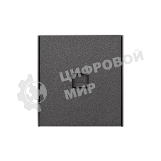 Розетка компьютерная Kranz STRONG компьютерная RJ45 кат6 с/у графит