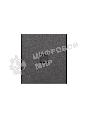 Розетка компьютерная Kranz STRONG компьютерная RJ45 кат6 с/у графит