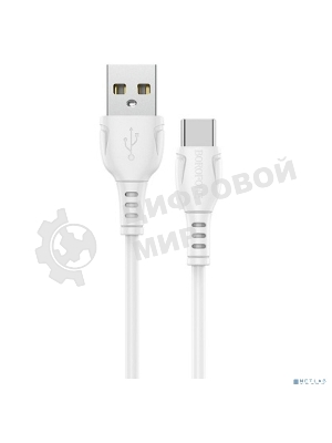 Сетевое зарядное устройство BOROFONE BX51/USB кабель Type-C/1m/3A/White