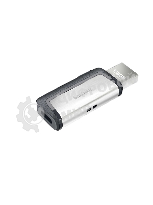 Флешка USB SanDisk DDC2 Ultra Dual (SDDDC2-032G-G46), 128Gb, USB 3.0/USB 3.1 Type C, R/W 150/30, серый/черный