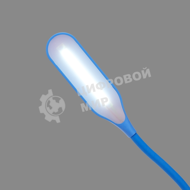 Светильник настольный Rexant Click 4Вт, LED, 4000К, диммируемый 3 ступени, заряжаемый, на прищепке, синий