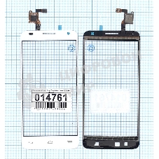 Сенсорное стекло (тачскрин) для Alcatel Idol 2 mini S 6036Y белое