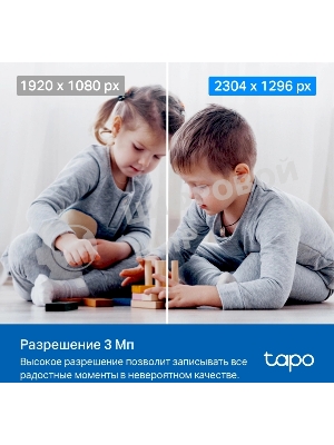 Камера видеонаблюдения IP TP-Link TC71 Wi-Fi 4-4мм цв. корп.:белый